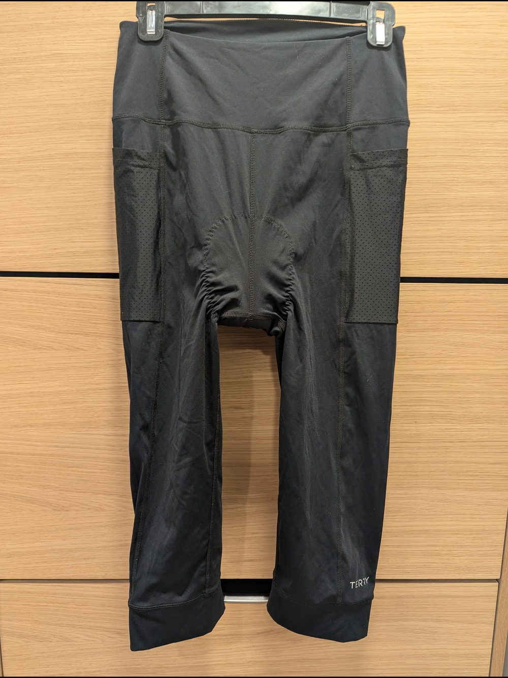 Terry Bicycles Holder Hi Rise Cycling Capris Size Large - Picture 4 of 5